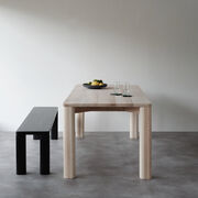 Corner Bar medium natural ash table
